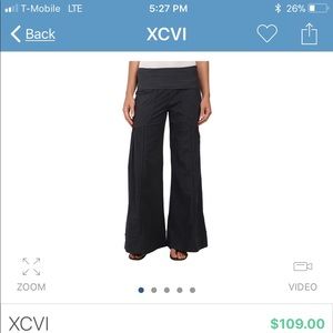 XCVI Lovejoy Pant in CHARCOAL